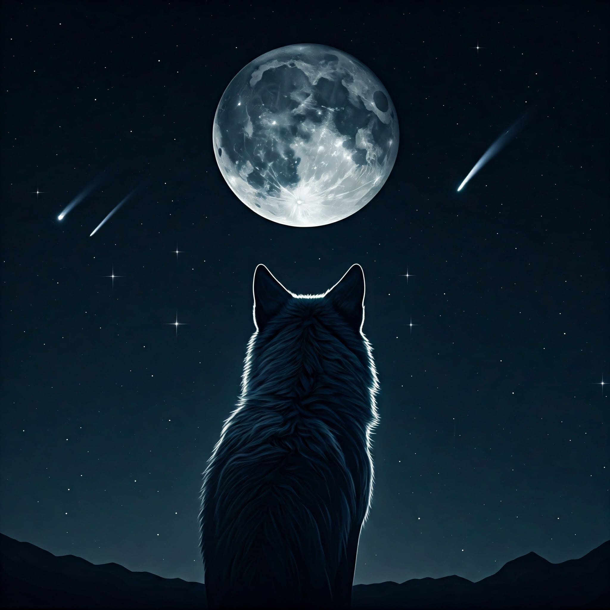 image Lone Wolf Night